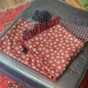 Vintage Reversible Men’s Dress Scarves - Set 2